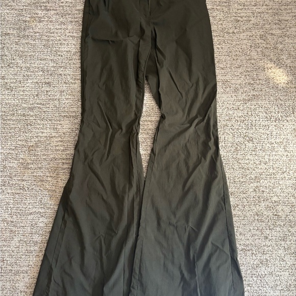 Morgan de Toi Olive Flare Pants - Picture 1 of 4